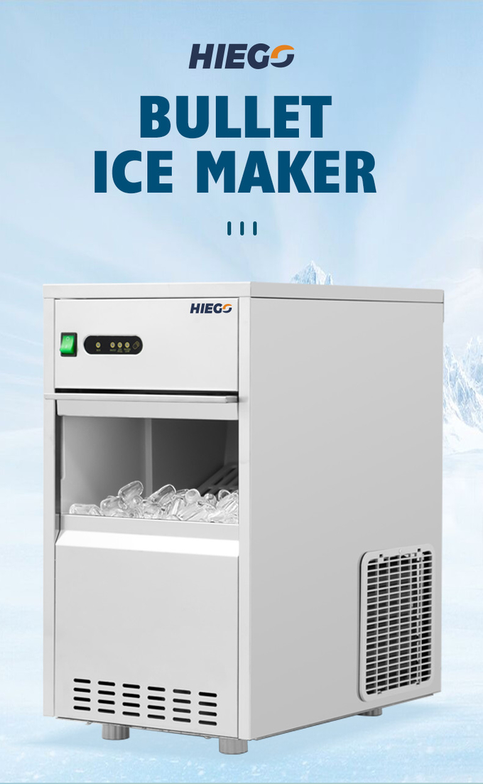 Машина куба льда пули машины льда 100Kg/24H наггета Countertop коммерчески 0