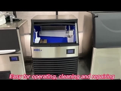 Воздушного охлаждения создателей льда HIEGO машина льда коммерчески квадратная делая с NANO голубым светом