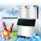 Коммерчески машина льда 1000Kg куба SUS304 с панелью LCD