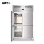 замораживатель нержавеющей стали 1000L для холодильника кухни вентиляторной системы охлаждения дверей мяса 4 вертикального