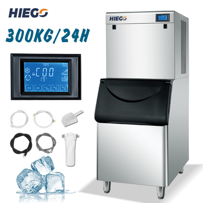 Оптовая продажа 300 кг / 24 ч коммерческий льдогенератор машина для изготовления кубиков льда
