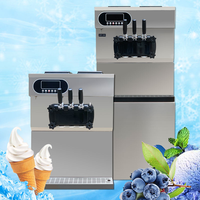 25-28л/Х коммерчески машина мороженого 2+1 смешала машину подачи вкуса отечественную мягкую