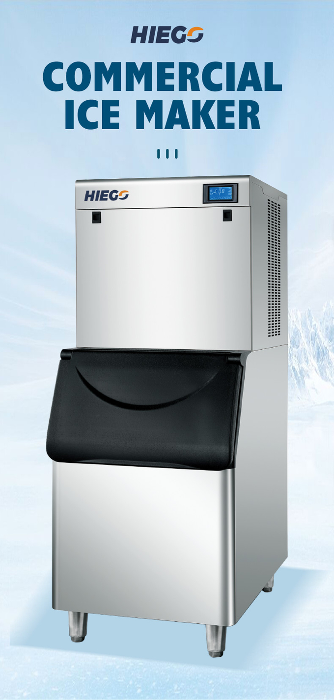 Автоматическая машина льда машины льда 250КГ/24Х 22кс22кс22мм коммерчески с ящиком 150кг 1