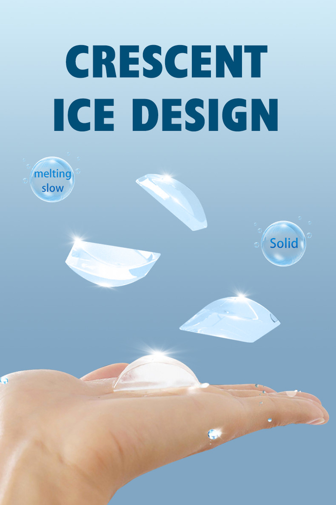 150льб серповидный лед машины льда, создатель льда куба коммерчески с ящиком 70льб 0