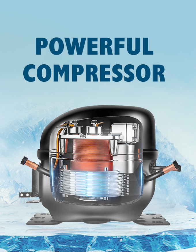 80 кг / 24 часа Crescent Ice Maker с воздушным охлаждением Портативный 80 кг промышленный льдогенератор 5