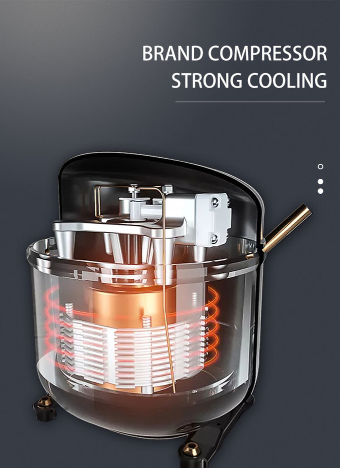 Коммерческий 60KG / 24H Cube Ice Maker Machine Full-Automatic Ice Bin Maker 8