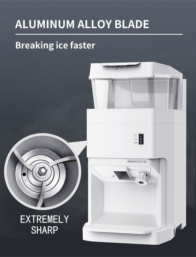 Бар Офис Электрическая машина для изготовления снежных конусов Ресторан Коммерческая бритва для льда 7