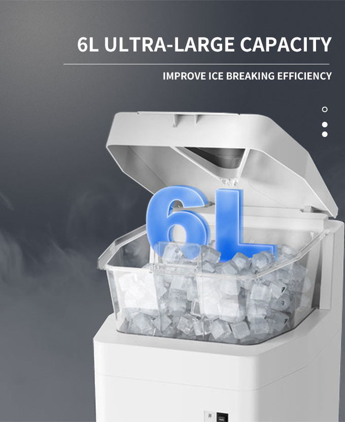 15 л машина для бритья кубиков льда 320 об / мин электрическая машина для дробления льда 6 кг / мин 8