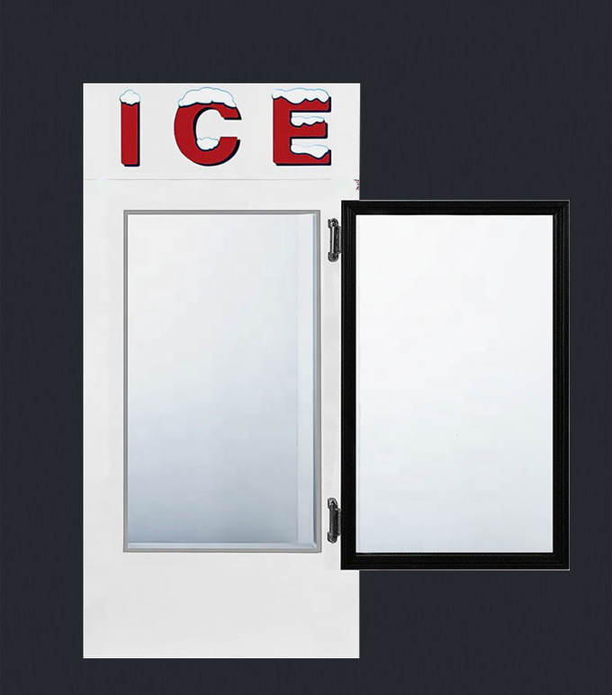 Витрина для мороженого из нержавеющей стали 850л мерчендайзера льда стеклянной двери воздушного охлаждения 4