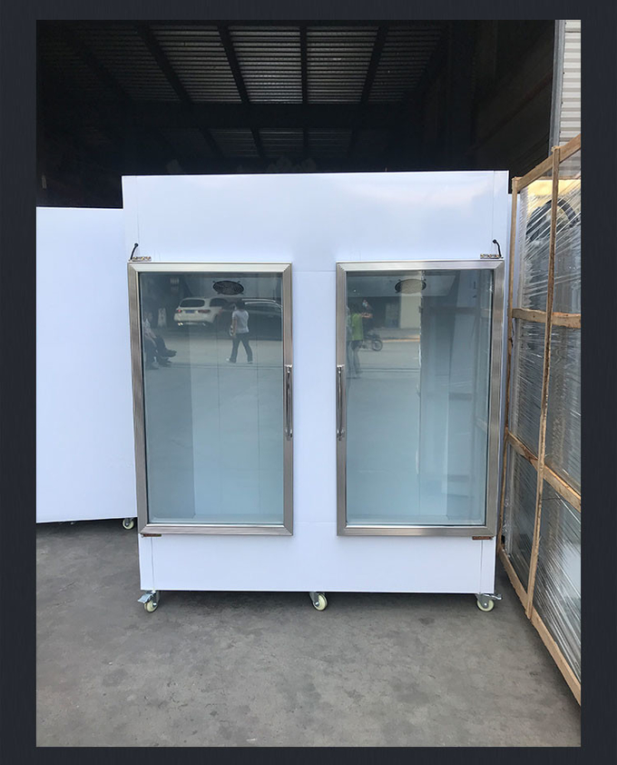 Коммерческий шкаф для мороженого R404a с морозильной камерой для мерчандайзера для мороженого на кухне отеля 0