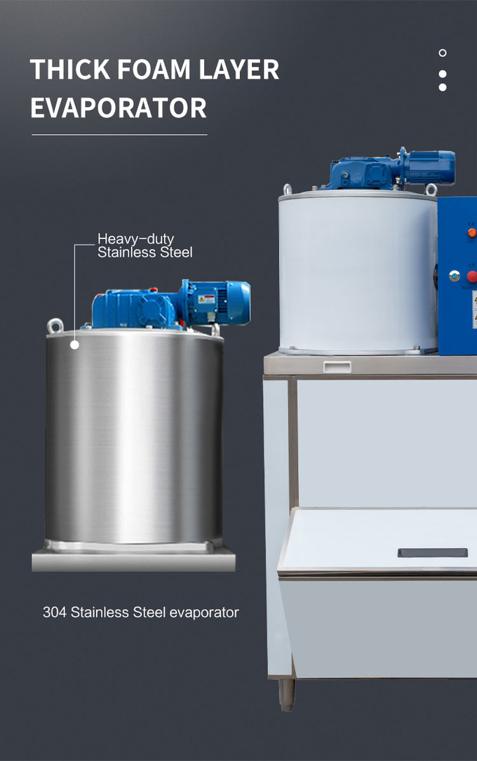 500kg/24H коммерчески чешуйчатый льдогенератор полностью автоматический R404A Ice Shaver Snow Cone Maker 6