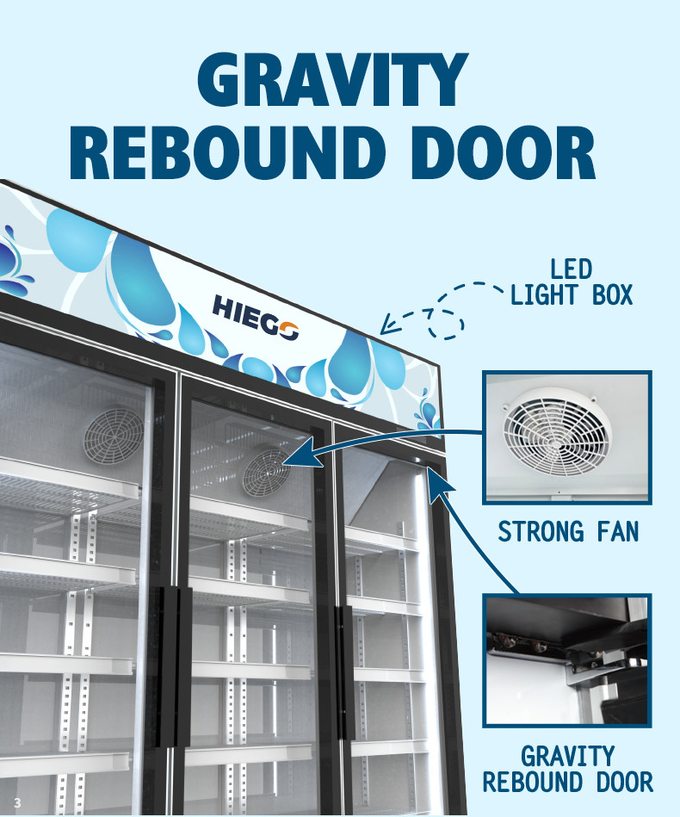 одиночный стеклянный охладитель дисплея двери 368L вертикально Refrigerated вертикальный замораживатель 6